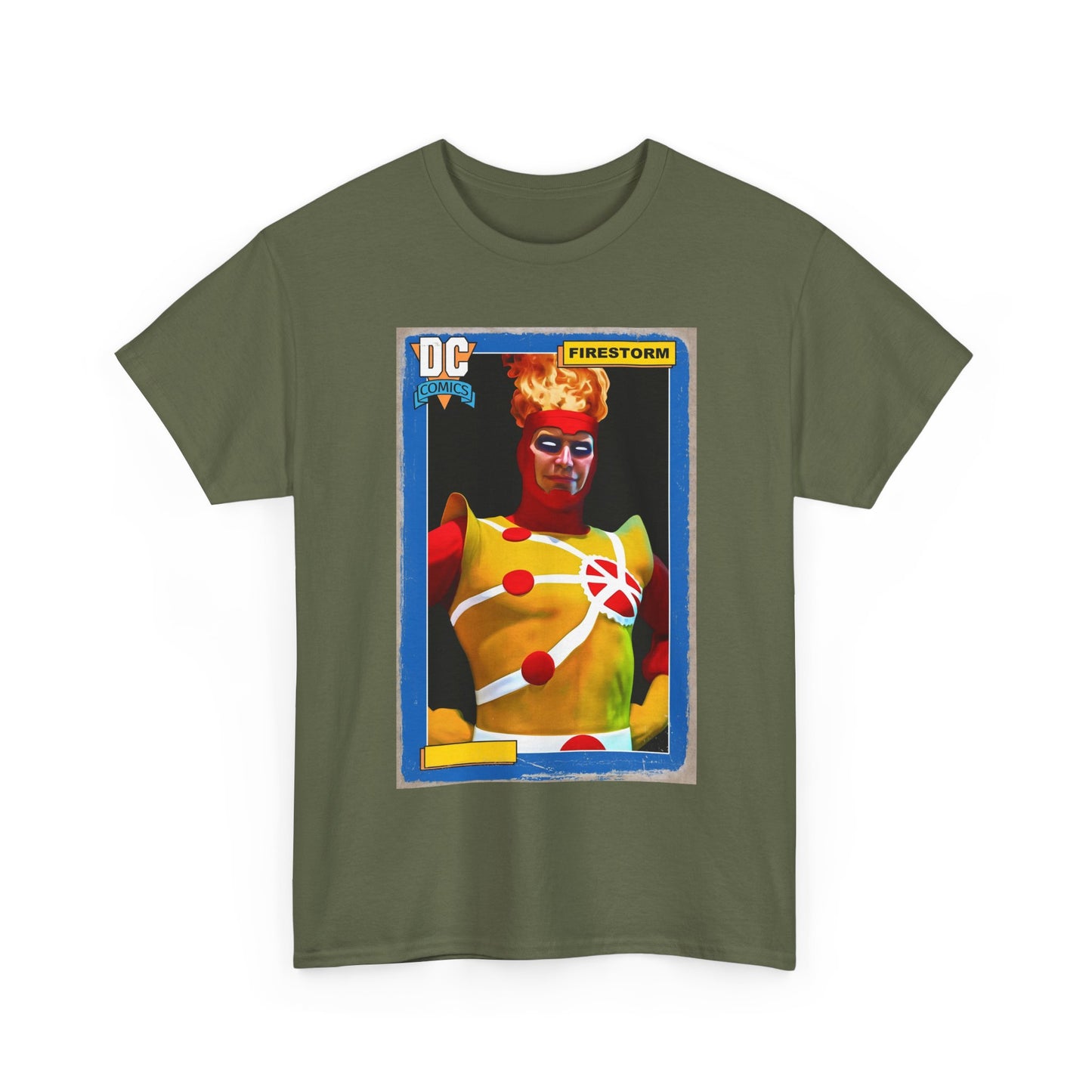 Firestorm T-Shirt - Mark Spears Art - DC Universe Trading Card Homage - Ronnie Raymond - DC Comics