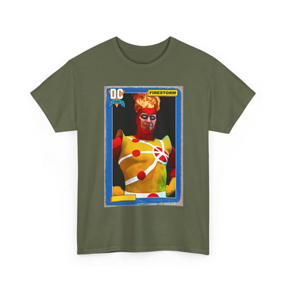 Firestorm T-Shirt - Mark Spears Art - DC Universe Trading Card Homage - Ronnie Raymond - DC Comics