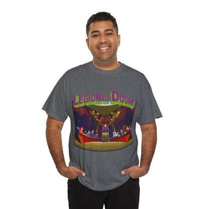 Legion of Doom T-Shirt - Super Friends Cartoon - Lex Luthor, Grodd, Brainiac, Giganta, Riddler, Bizarro, Scarecrow, Hanna-Barbera Animation