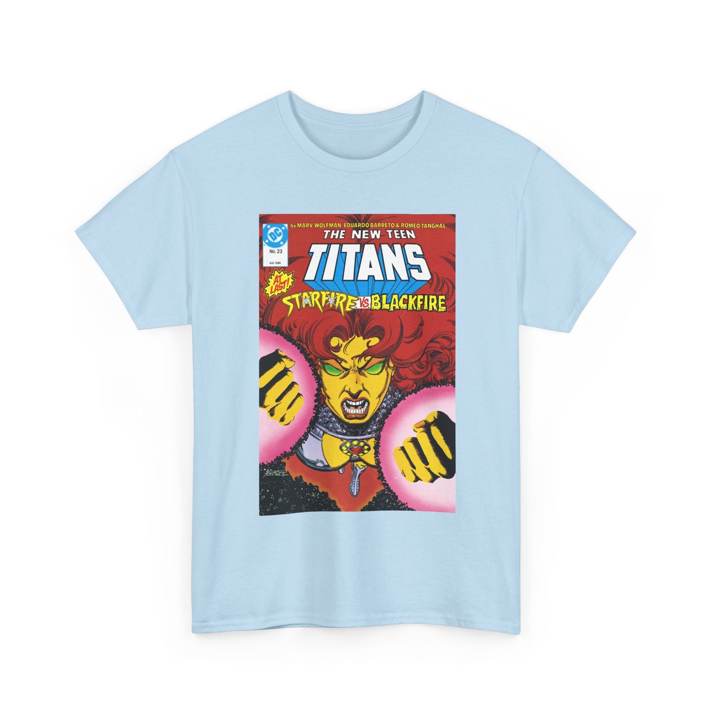 Starfire T-Shirt - George Perez Art - New Teen Titans #23 Cover - DC Comics