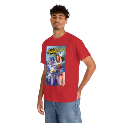 Batman '66 Meets Wonder Woman '77 T-Shirt - Alex Ross Art - DC Comics