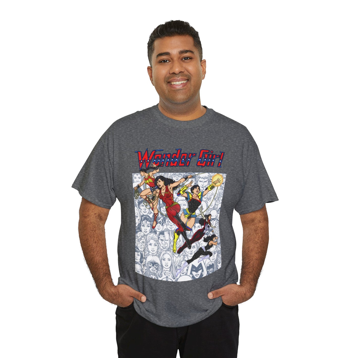 Wonder Girl T-Shirt - Alternate Logo - George Perez Art - DC Comics