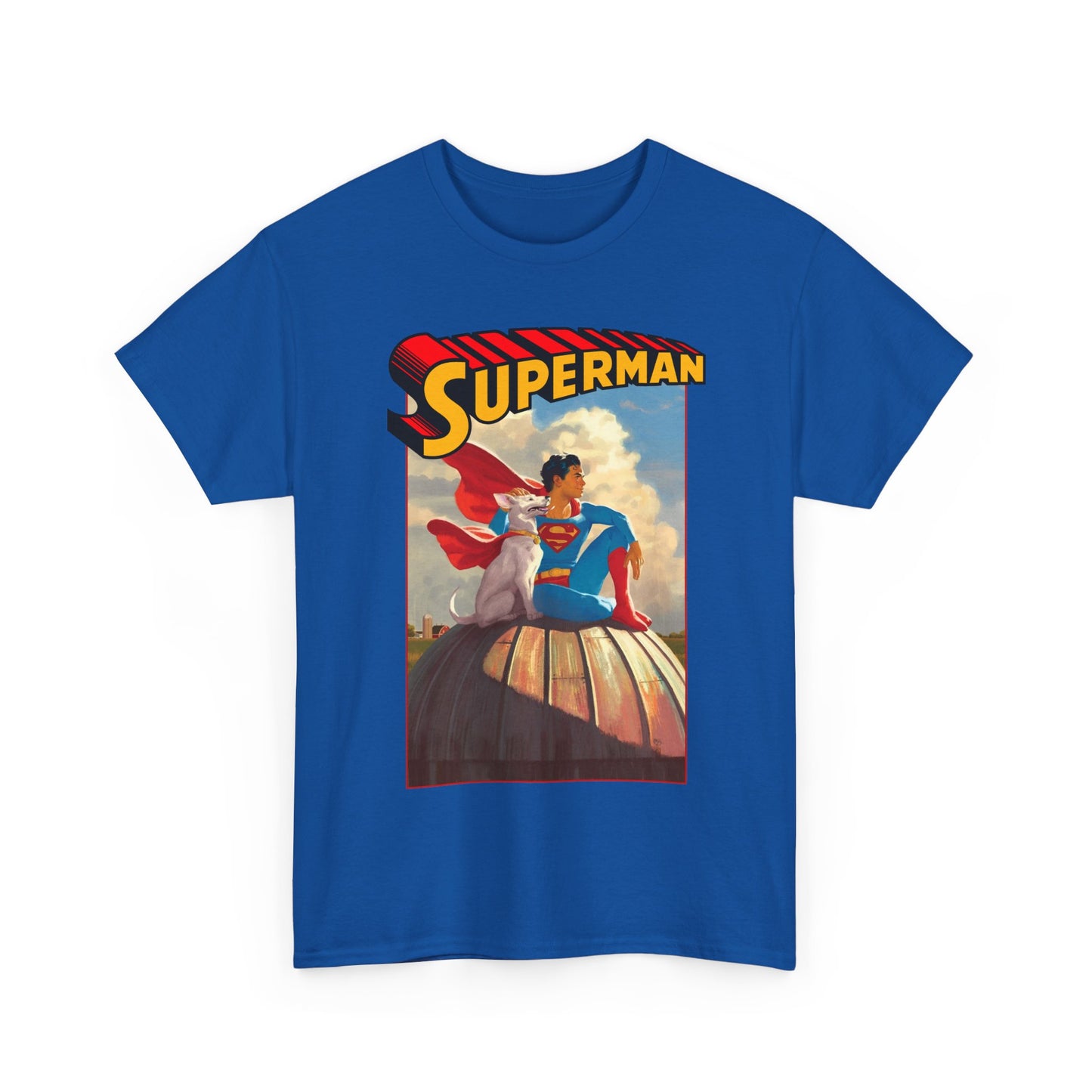Superman & Krypto T-Shirt - 2025 Movie - Superdog from Krypton - Man of Steel, Smallville - DC Comics