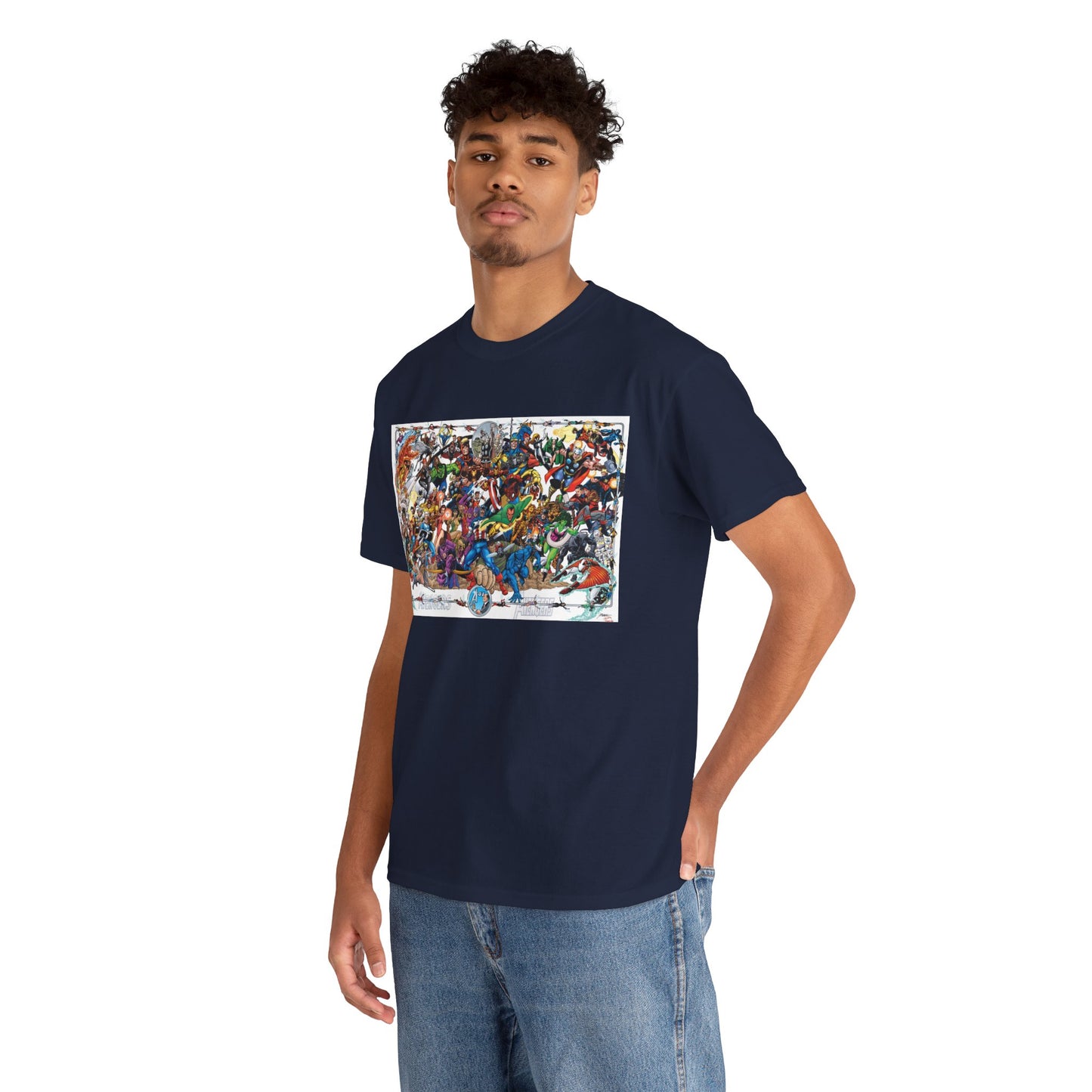 Avengers T-Shirt - George Perez Art - Poster Art of Basically Every Avenger - Marvel Comics