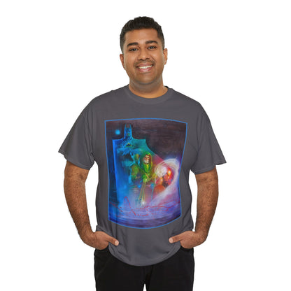 Batman, Green Arrow, Question T-Shirt - Denys Cowan & Bill Sienkiewicz Art - DC Comics - Gotham City