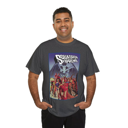 Squadron Supreme T-Shirt - Alex Ross Art - Hyperion, Nighthawk, Power Princess, Doctor Spectrum, Whizzer - Justice League Pastiches - Marvel Comics