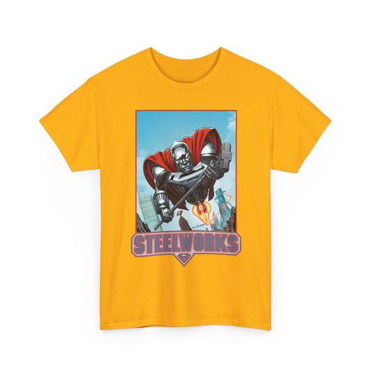 Steelworks T-Shirt - Jon Bogdanove Art - John Henry Irons - Superman Family - DC Comics