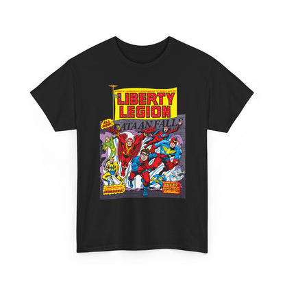 Liberty Legion T-Shirt - Marvel Premiere #29 - Bucky, Miss America, Whizzer, Patriot, Red Raven - Marvel Comics