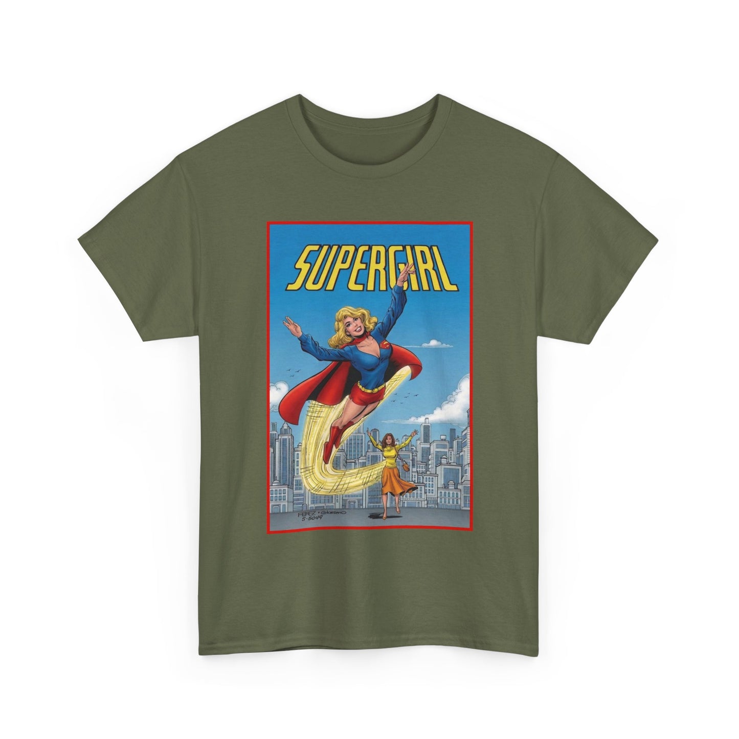 Supergirl T-Shirt - George Perez Art - Kara, Maid of Might - 2026 Movie - DC Comics