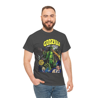 Godzilla T-Shirt - King of the Monsters - 1970s Comic Series - Marvel Comics - Bronze Age Monster Comic