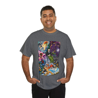 Professor X T-Shirt - John Byrne Art - Charles Xavier, X-Men Founder - Dark Phoenix, Cyclops, Sentinels - Marvel Comics