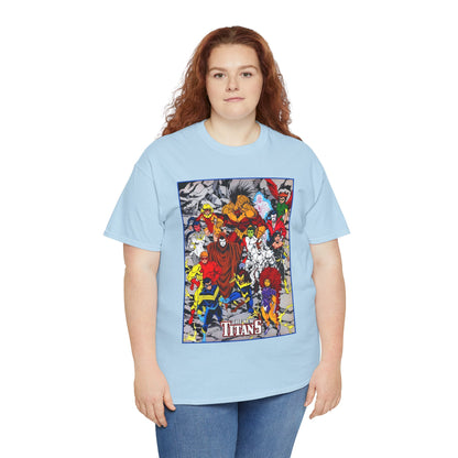 New Titans T-Shirt - Tom Grummett Art - Nightwing, Pantha, Phantasm, Wildebeest, Red Star, Troia - DC Comics