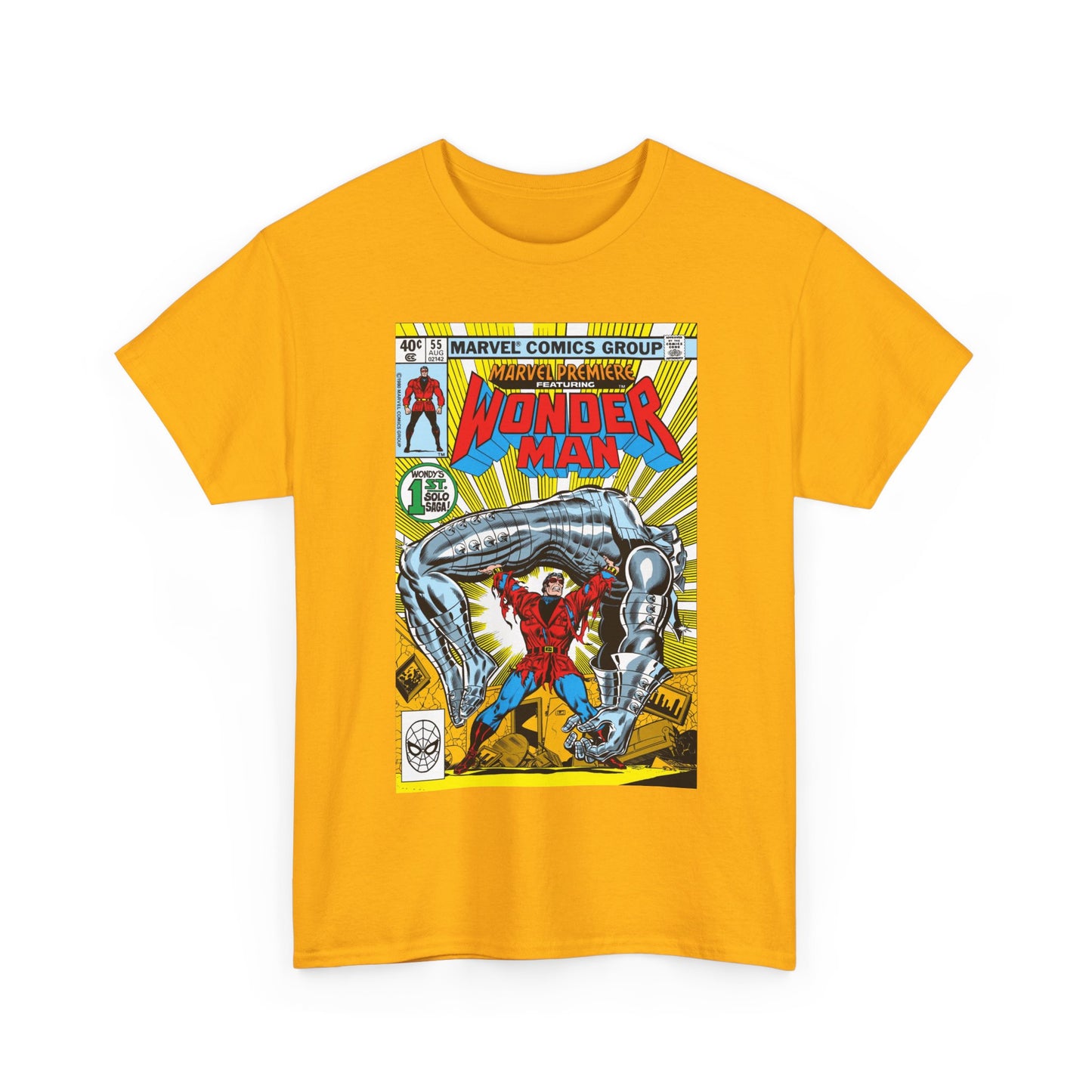 Wonder Man T-Shirt - Marvel Premiere #55 Cover Art - Avengers Member - Marvel Comics