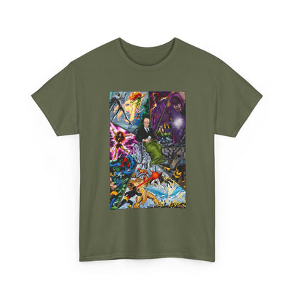 Professor X T-Shirt - John Byrne Art - Charles Xavier, X-Men Founder - Dark Phoenix, Cyclops, Sentinels - Marvel Comics