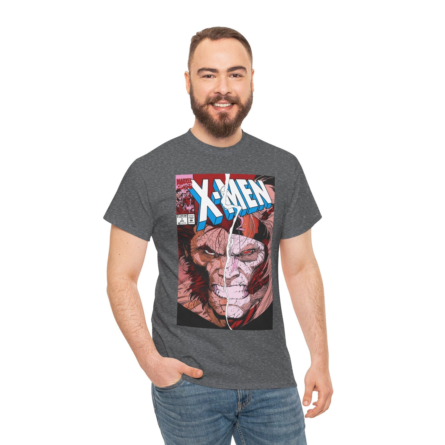 X-Men T-Shirt - Jim Lee Art - Wolverine & Omega Red - #7 Cover Art - Marvel Comics