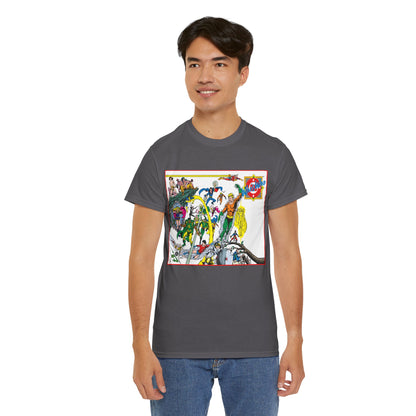 Who's Who in the DC Universe T-Shirt - George Perez Art - #1 Cover - Aquaman, Arion, Amazing Man, Amethyst - DC Comics