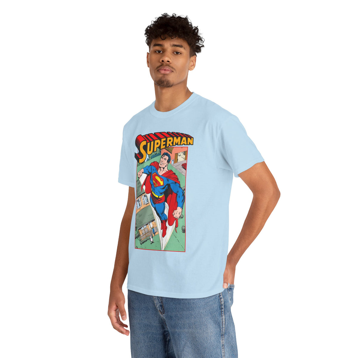Superman T-Shirt - John Byrne Art - Man of Steel, Smallville - DC Comics
