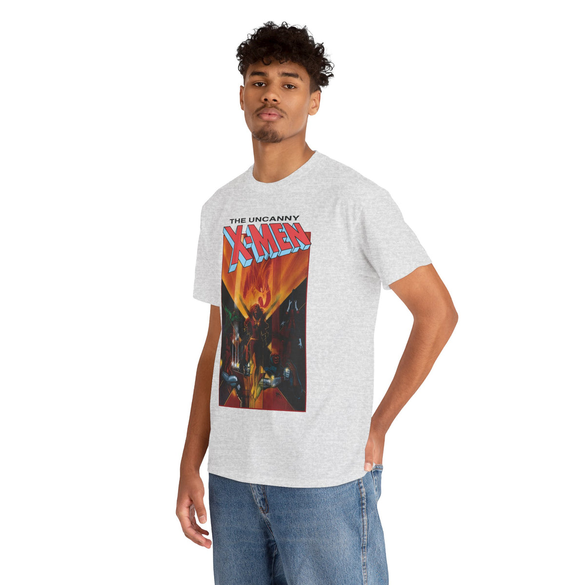 Uncanny X-Men T-Shirt - Bill Sienkiewicz Art - Phoenix, Cyclops, Colossus, Wolverine - Marvel Comics