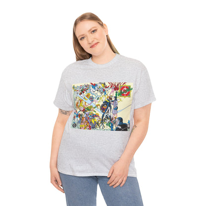Who's Who in the DC Universe T-Shirt - George Perez Art - Lightning Lad, Lois Lane, Looker - DC Comics