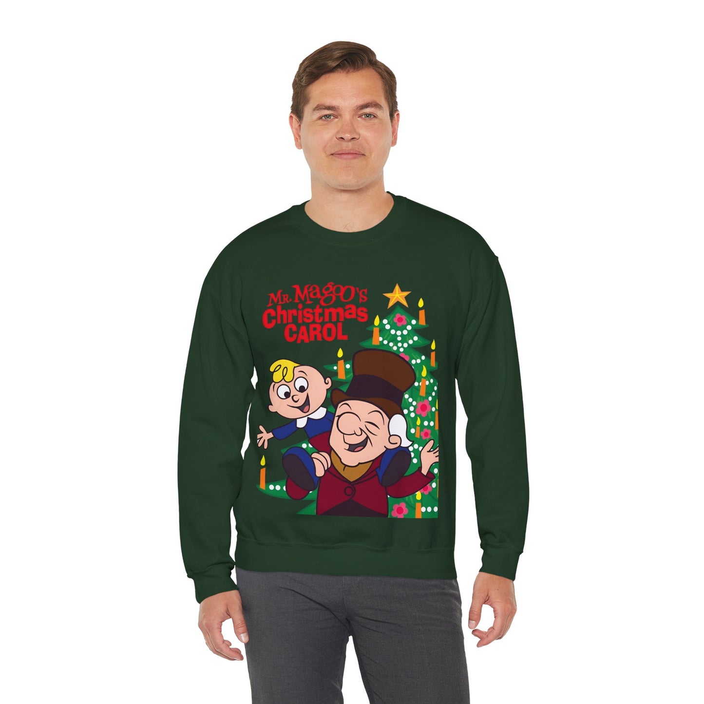 Mr. Magoo's Christmas Carol Crewneck Sweatshirt - UPA 1960s TV Holiday Special