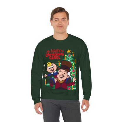 Mr. Magoo's Christmas Carol Crewneck Sweatshirt - UPA 1960s TV Holiday Special