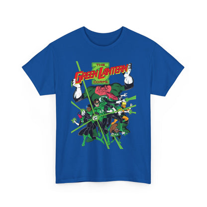 Green Lantern Corps T-Shirt - Joe Staton Art - Hal Jordan, John Stewart, Katma Tui, Arisia, Kilowog - DC Comics
