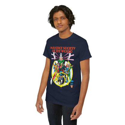 Injustice Society of America T-Shirt - George Perez Art - Justice Society/JSA Foes - Solomon Grundy, Huntress, Per Degaton, The Shade, Vandal Savage - DC Comics - Golden Age