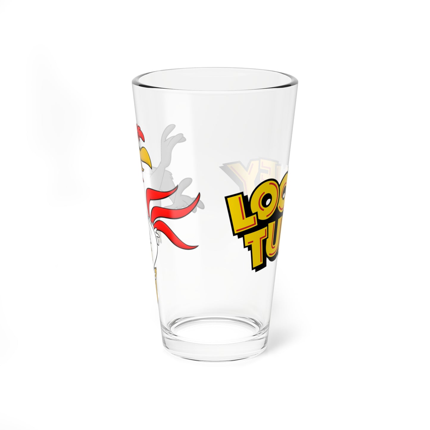 Foghorn Leghorn Pint Glass, 16oz - Looney Tunes - Merrie Melodies - Beloved Cartoon Icon