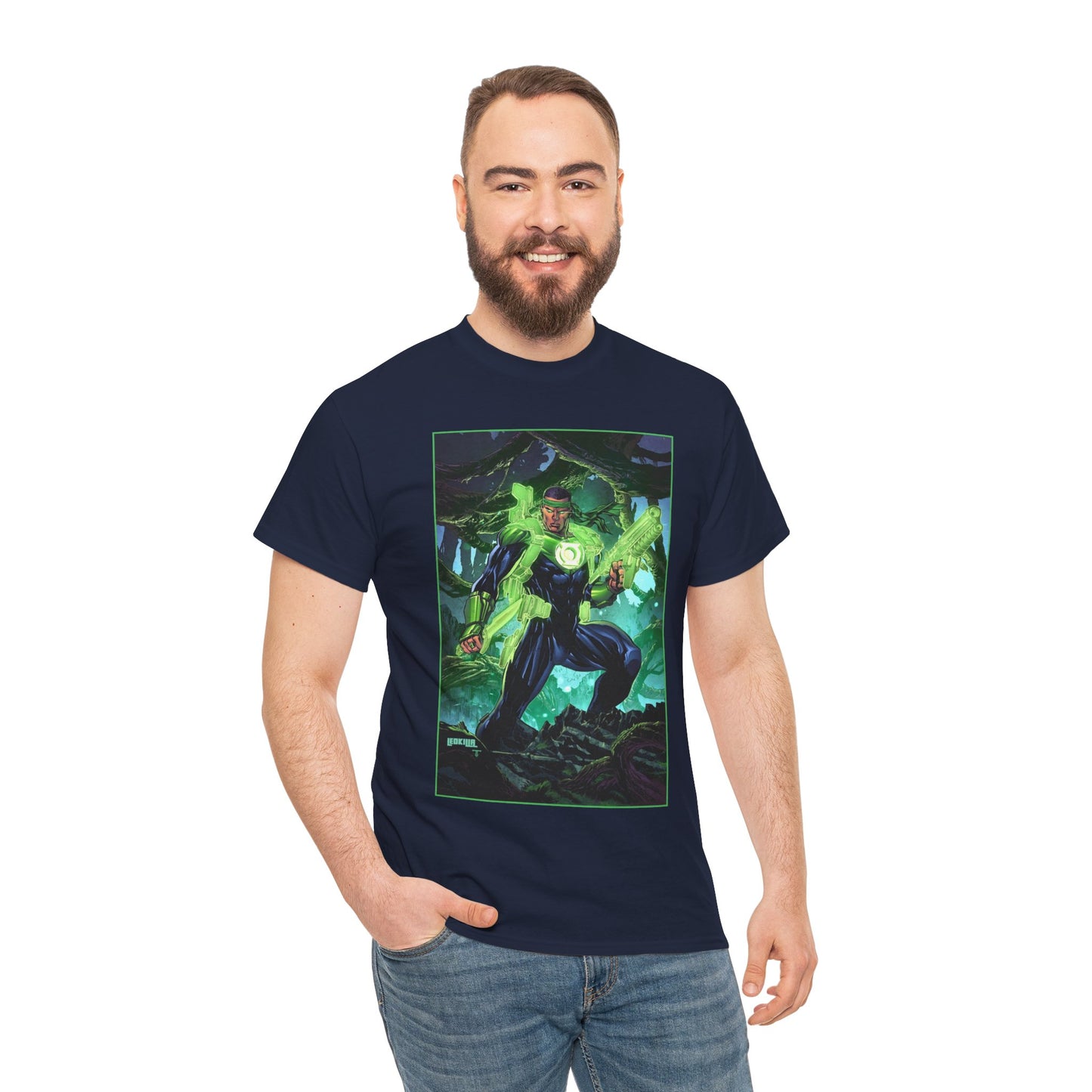 Jon Stewart T-Shirt - Ken Lashley Art - Green Lantern War Journal Cover Art - DC Comics