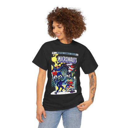 Micronauts T-Shirt - Annual #1 Cover Art - Marvel Comics - Arcturus Rann, Biotron, Marionette, Microtron, Bug, Acroyear