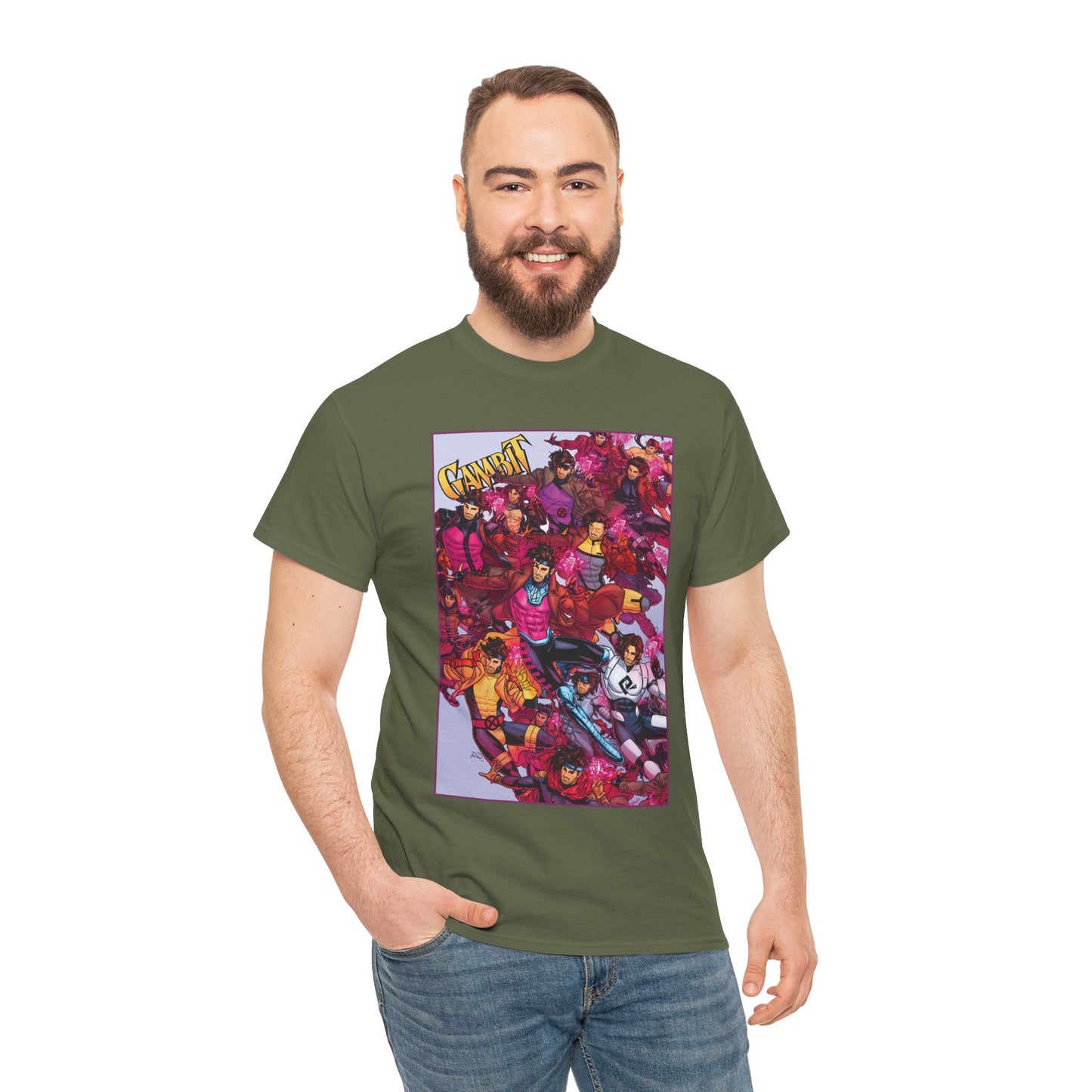 Gambit T-Shirt - Russell Dauterman Art - X-Men Member, Remy LeBeau - Marvel Comics