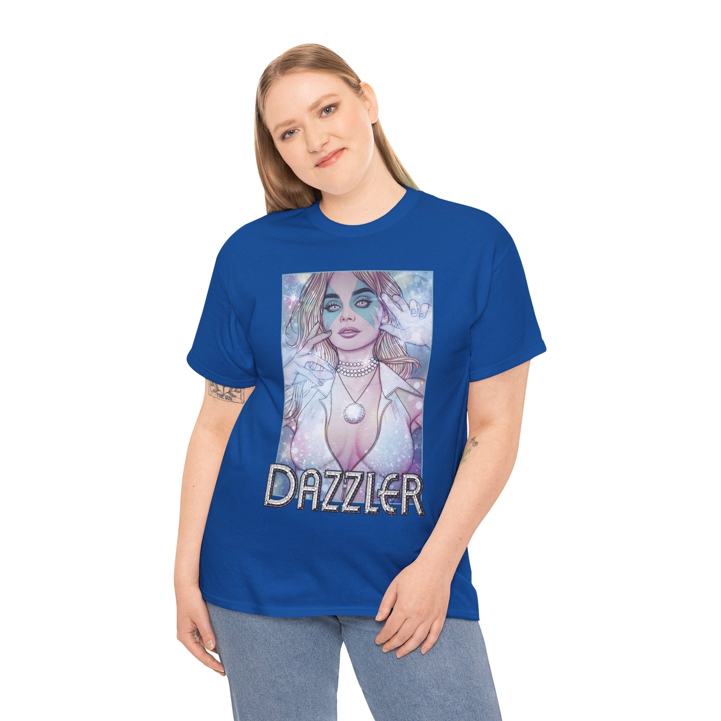 Dazzler T-Shirt - Jenny Frison Art - X-Men Member, Pop Star Mutant - Alison Blaire - Marvel Comics