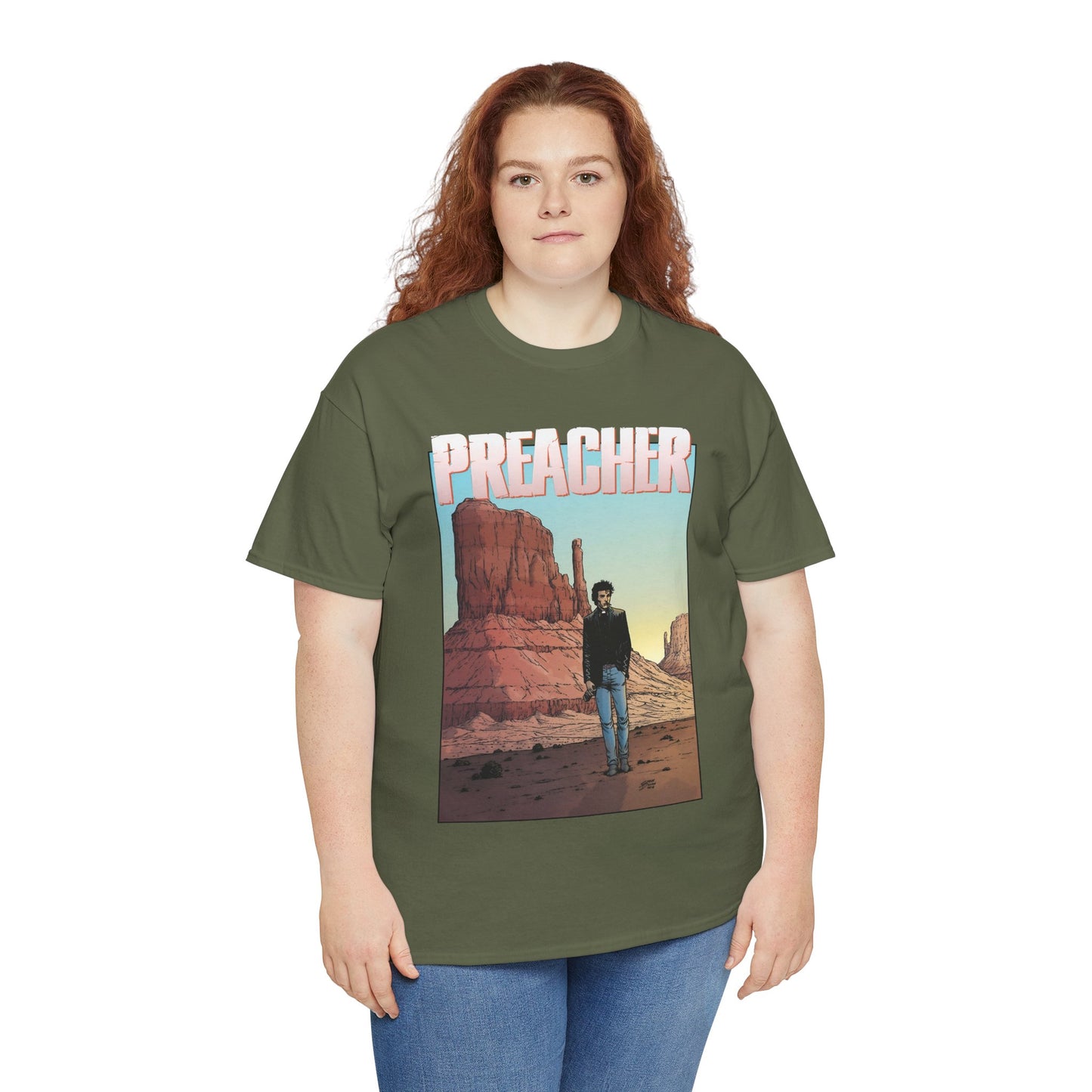 Preacher T-Shirt - Glenn Fabry Art - DC/Vertigo Comics