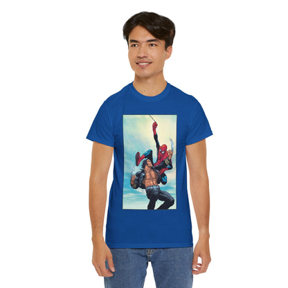 Wolverine Vs Spider-Man T-Shirt - Frank Quitely Art - Marvel Comics