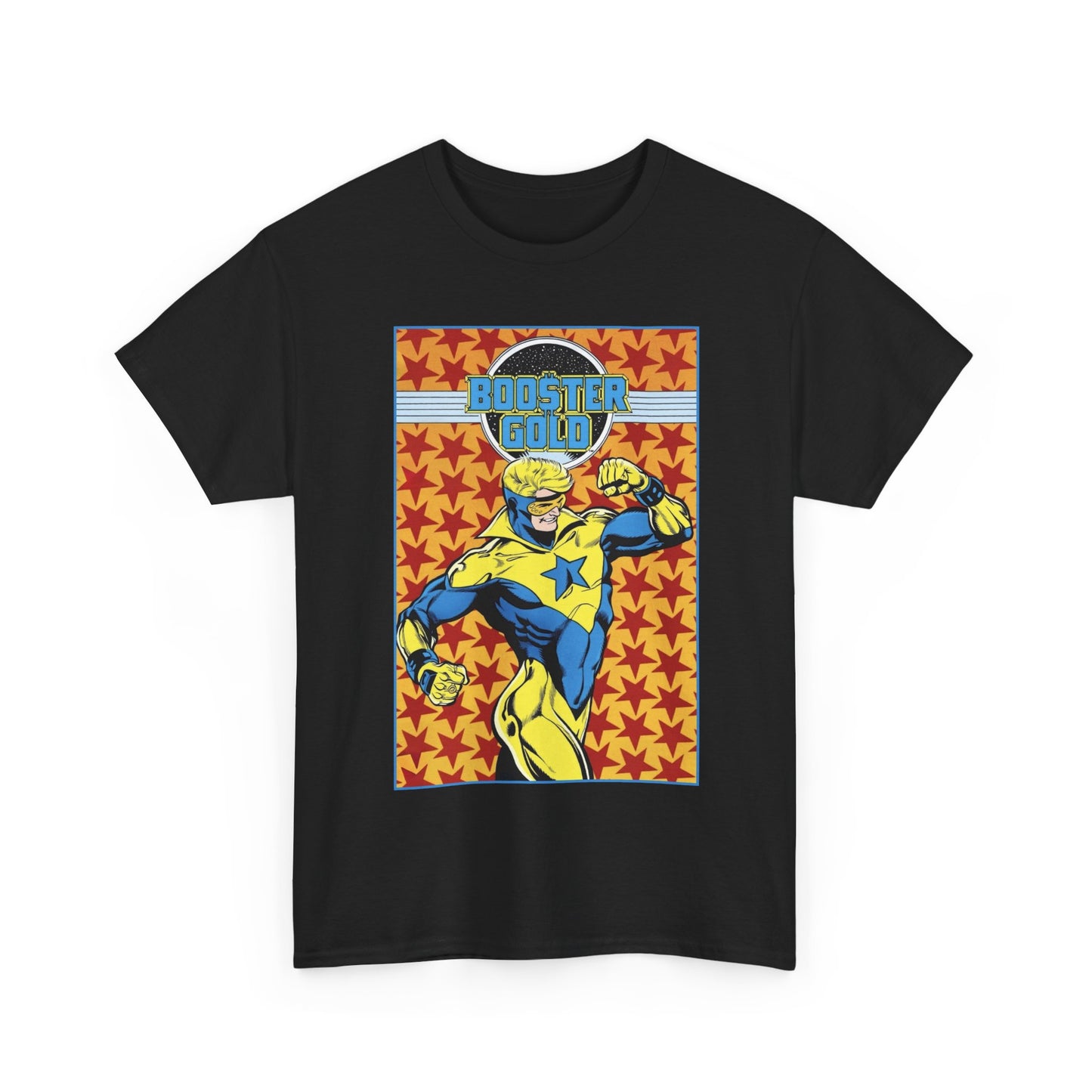 Booster Gold T-Shirt - Dan Jurgens Art - JLI Member - DC Comics