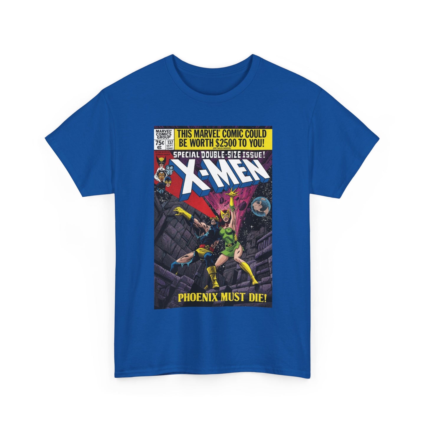 X-Men #137 T-Shirt - John Byrne Art - Cyclops & Phoenix - Marvel Comics