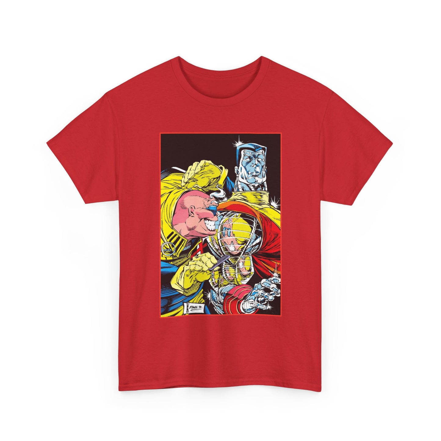 Strong Guy & Colossus T-Shirt - Dale Keown Art - Uncanny X-Men Annual Poster - Marvel Comics