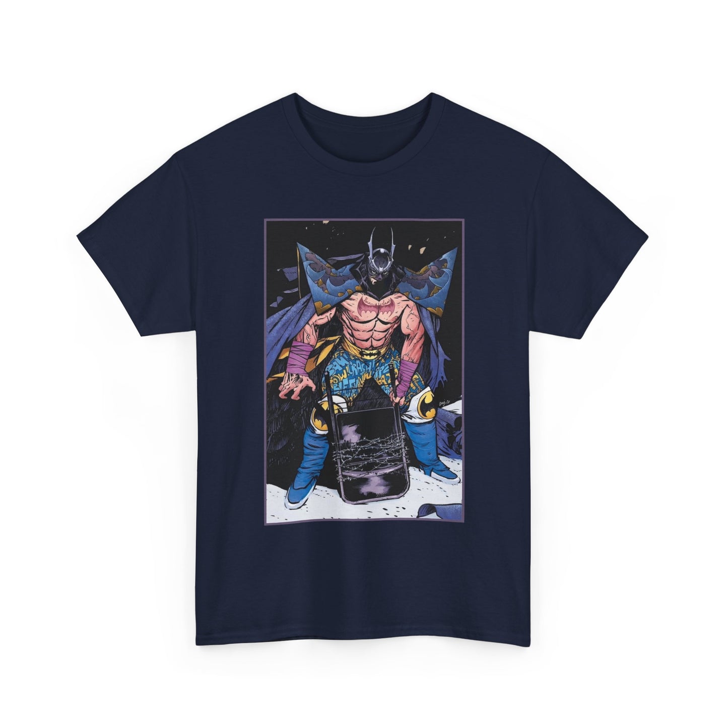 Batman T-Shirt - Daniel Warren Johnson Art - Luchador-Style Mask - DC K.O. #4 Cover Art - DC Comics