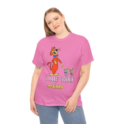 Pixie & Dixie & Mr Jinks T-Shirt - Classic Hanna-Barbera Saturday Morning Cartoon - I Hate Meeces to Pieces!