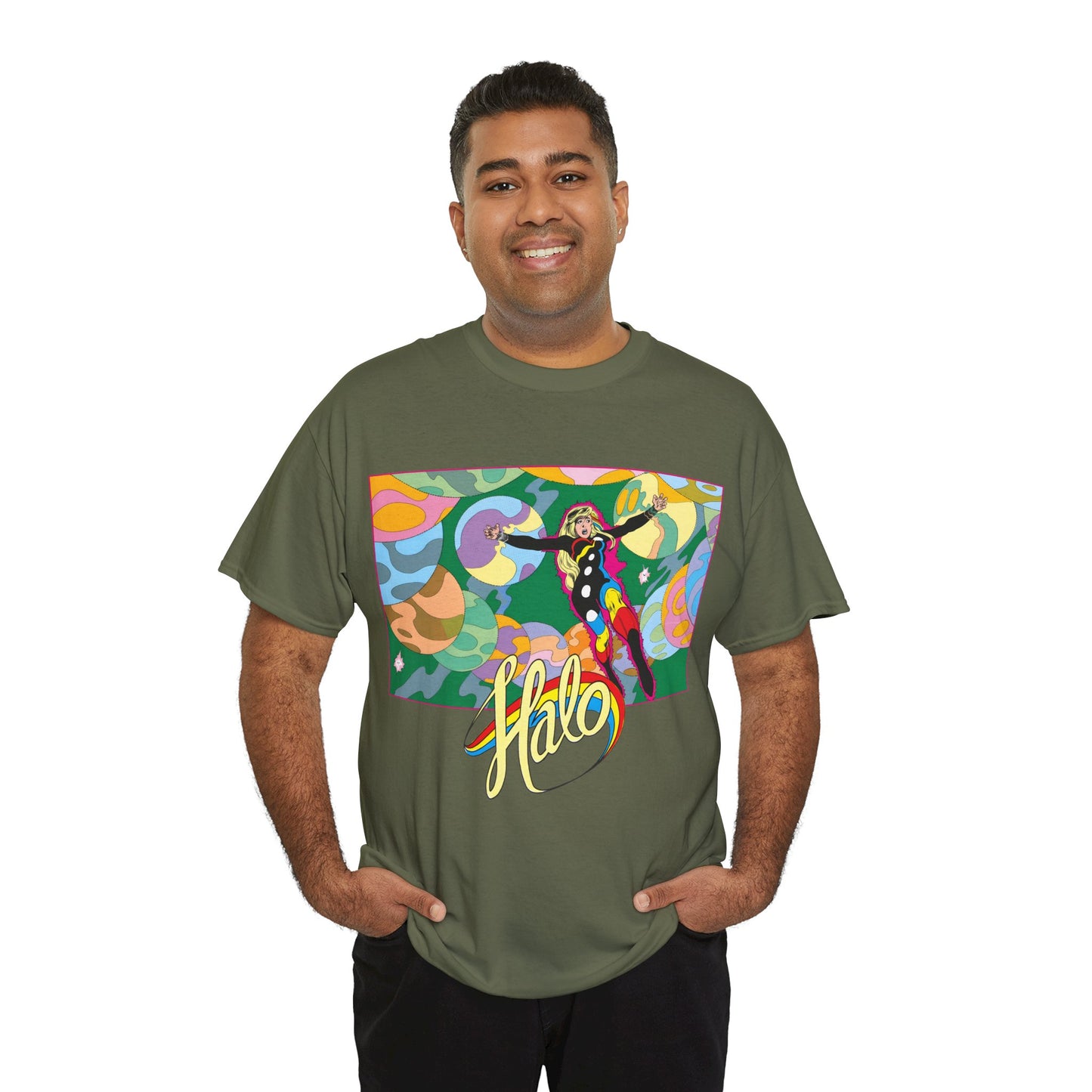 Halo T-Shirt - Batman & the Outsiders Founding Member - "Search for Halo" - DC Comics