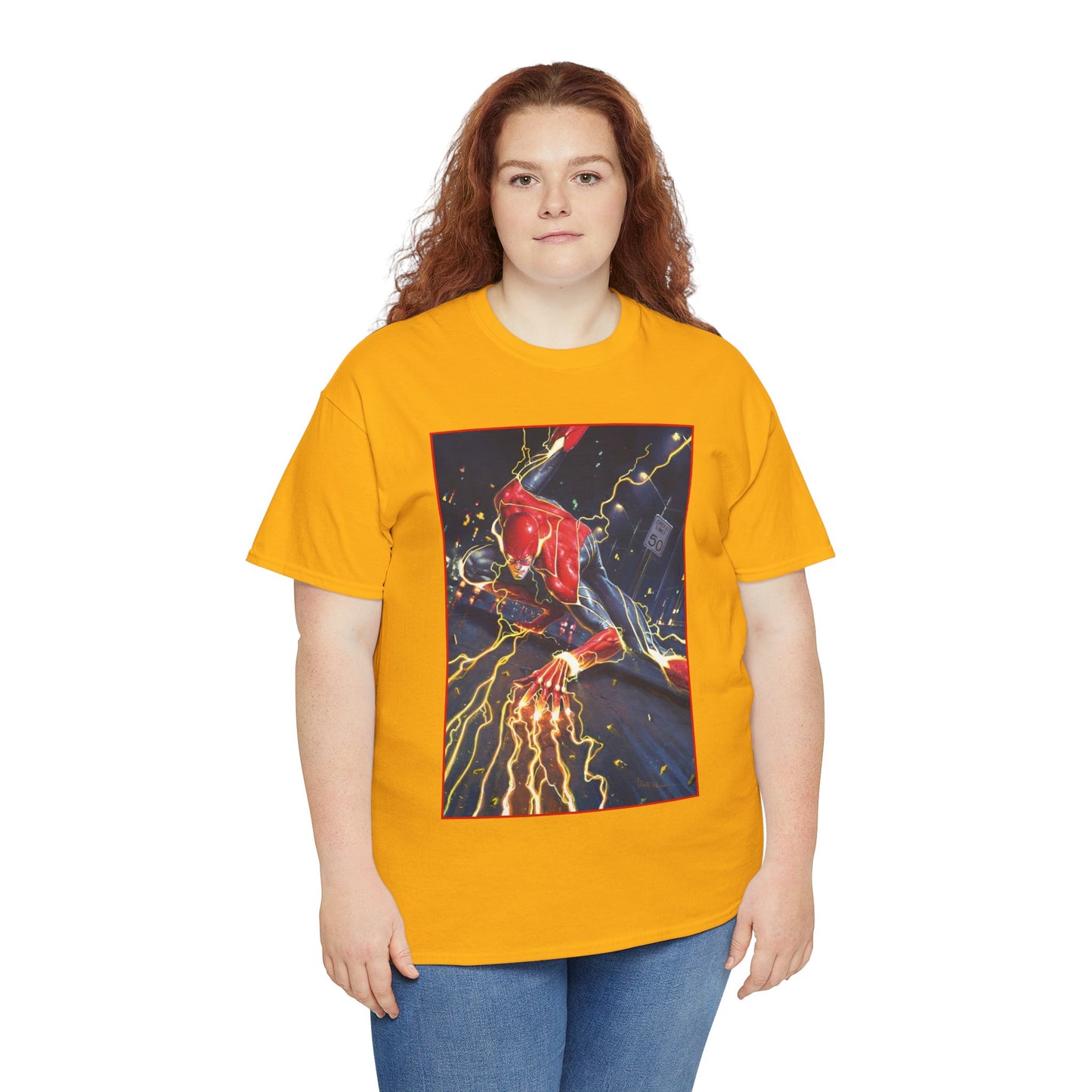 Flash T-Shirt - Davide Paratore Art - DC Comics