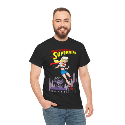 Supergirl T-Shirt - Bruce Timm Art - DC Comics Animated Series 1990s - Kara, Superman's Cousin