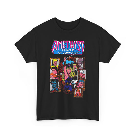 Amethyst Princess of Gemworld T-Shirt - Ernie Colon Art - Sardonyx, Dark Opal, Granch, Citrina - DC Comics