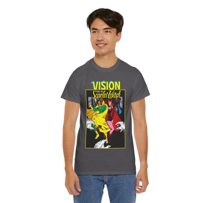 Vision & Scarlet Witch T-Shirt - Avengers Members - 1985 Cover Art - Marvel Comics
