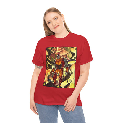 Colossus T-Shirt - Fighting a Sentinel - Marvel Comics