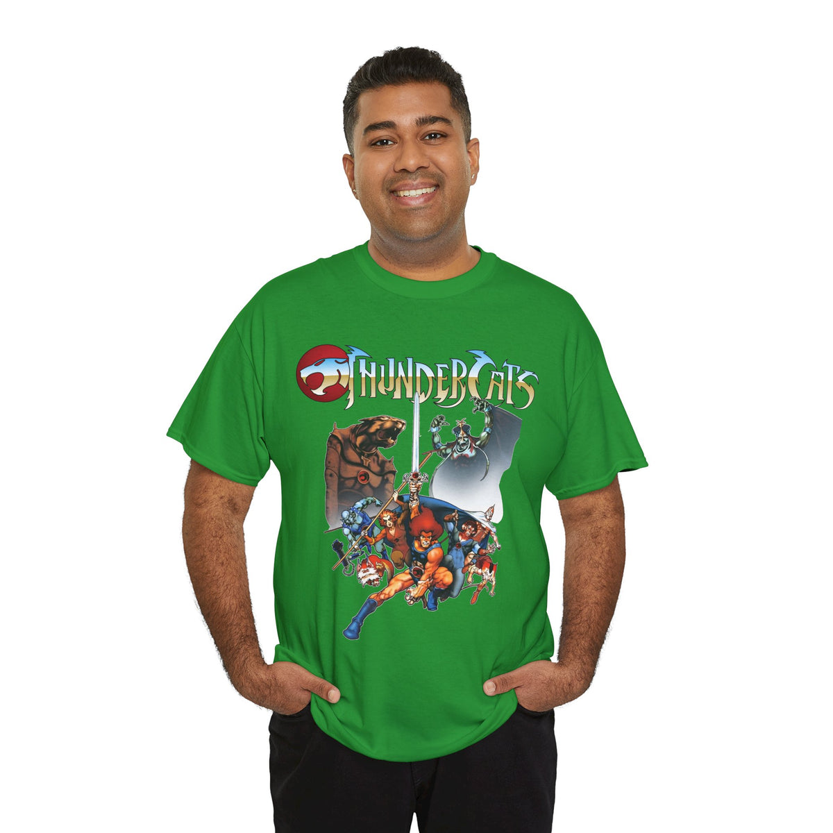 Thundercats T-Shirt - Lion-O, Panthro, Cheetara, Tygra, Snarf, WilyKit and WilyKat, Mumm-Ra