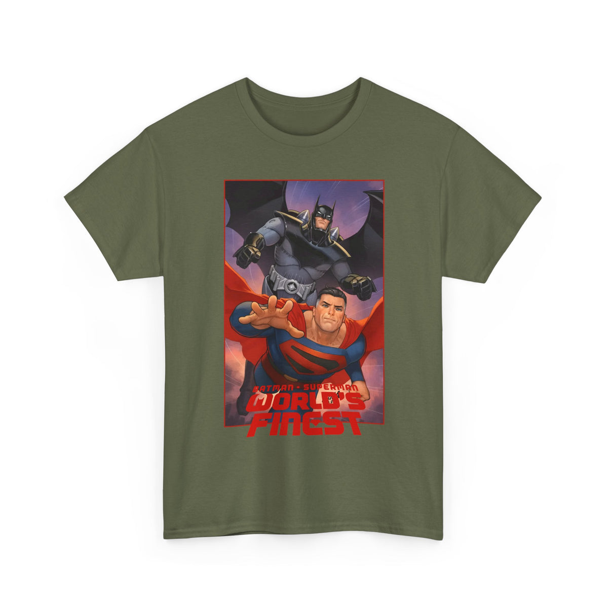 Batman Superman World's Finest T-Shirt - David Nakayama Art - Kingdom Come - DC Comics