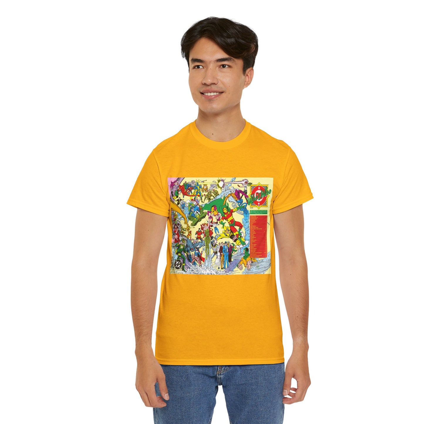 Who's Who in the DC Universe T-Shirt - George Perez Art - Mr. Miracle, Metamorpho - #15 Cover Art - DC Comics