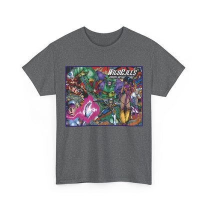 Wildcats T-Shirt - Jim Lee Art - #0 Cover - Spartan, Grifter, Zealot, Voodoo, Maul, Warblade, Emp - Image Comics/Wildstorm/DC Comics - WildC.A.T.S.