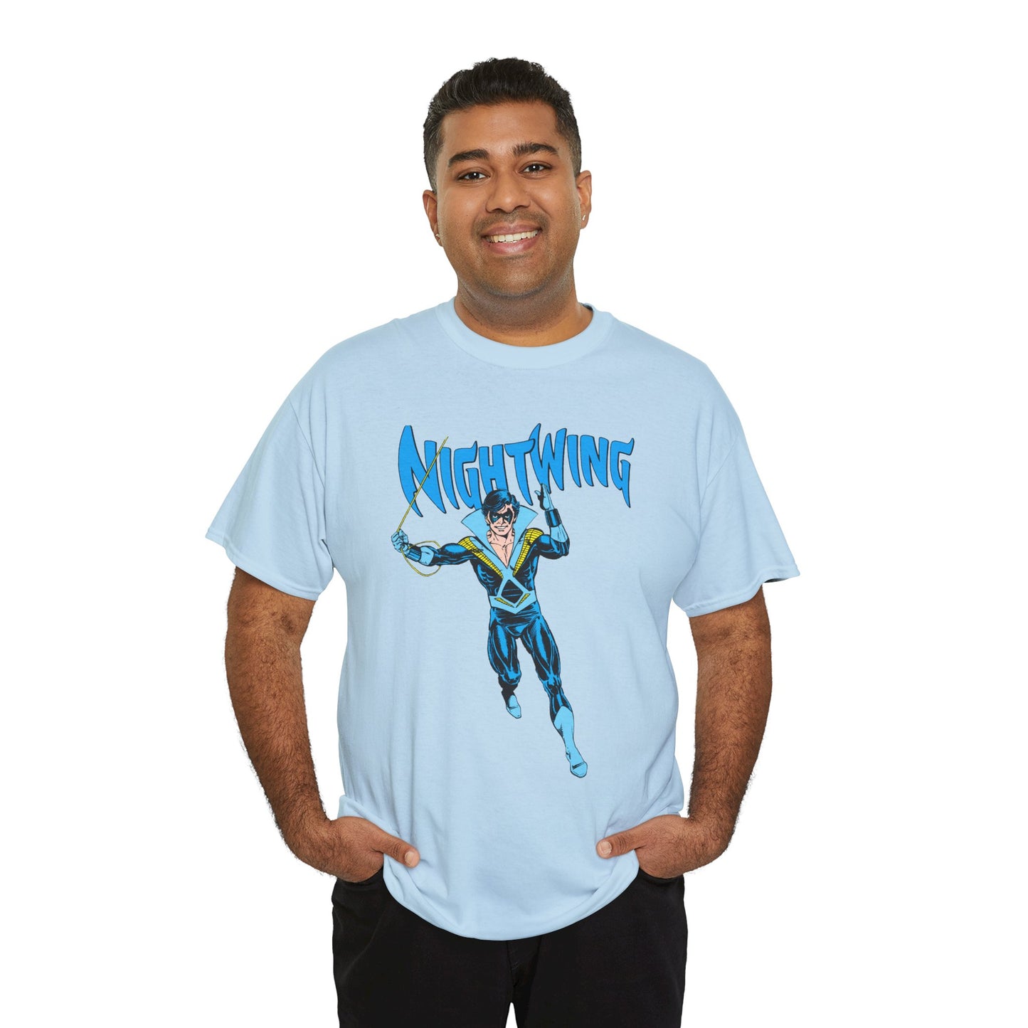 Nightwing T-Shirt - George Perez Art - New Teen Titans, Dick Grayson - DC Comics - Batman's Former Sidekick, Titans Leader